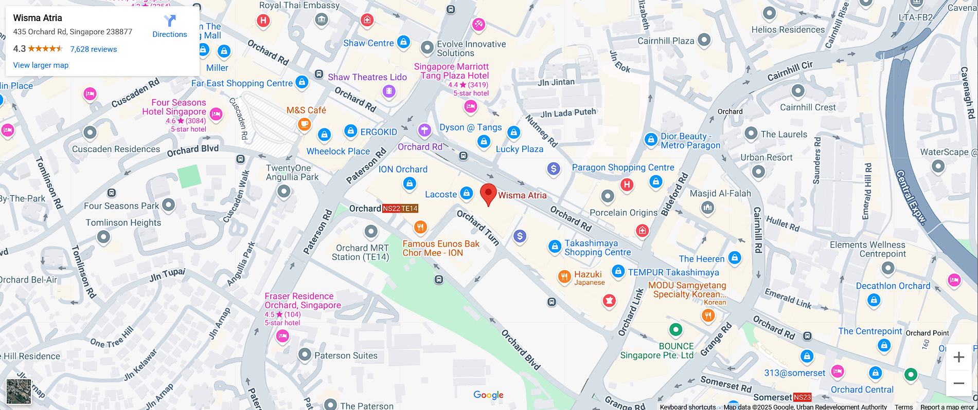 Map to Office Location
